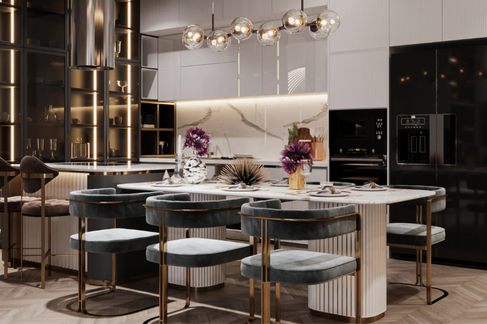 Dobór materiałów i mebli